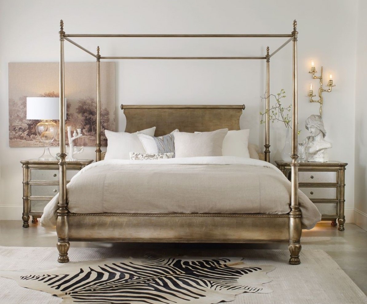 تخت خواب دو نفره سایبان دار